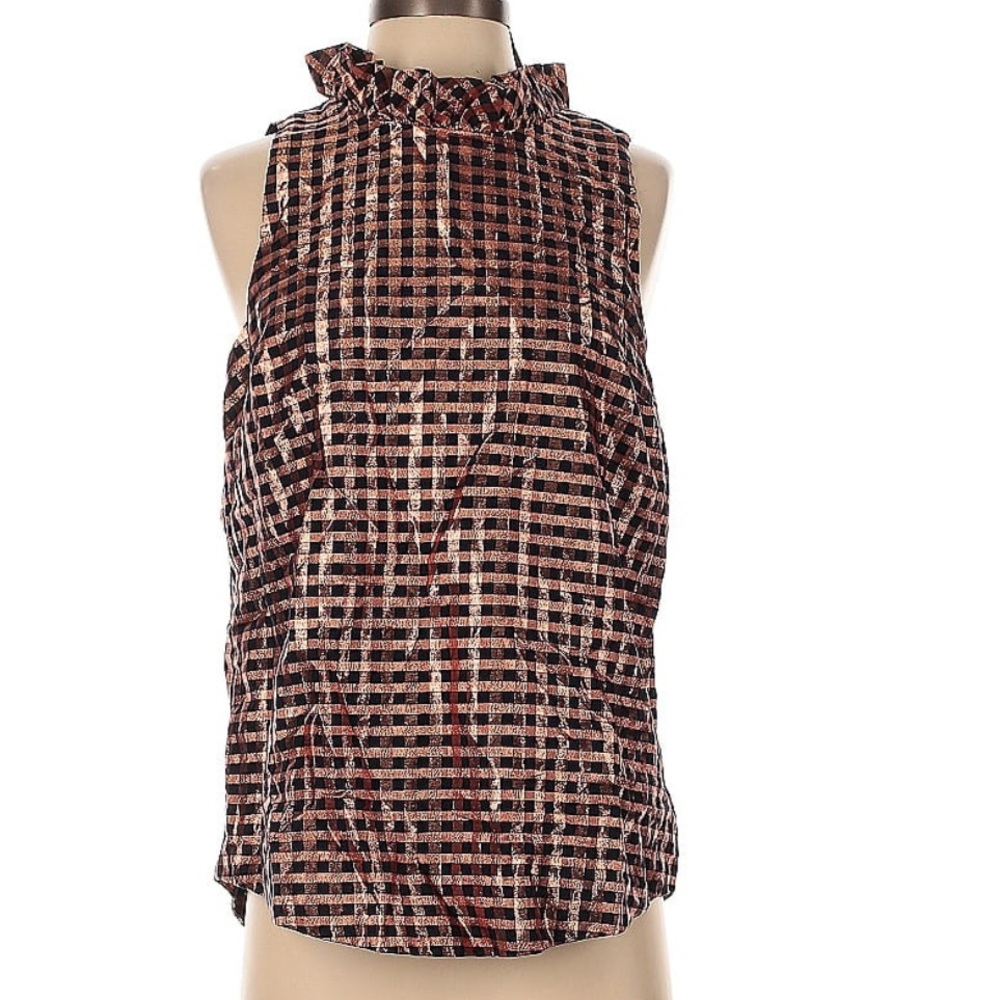 J Crew sleeveless blouse sz S